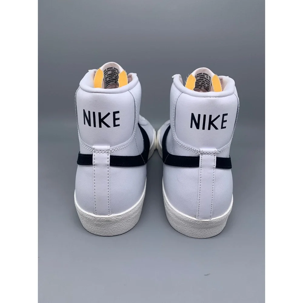 Nike Blazer Mid 77‎ Vintage White Black Shoes BQ6806-100 Men's Sz 13 New!